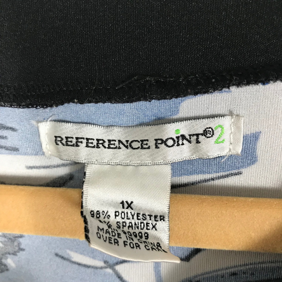 ✔️Reference Point 2, Size 1X Tunic in blue & black - Picture 2 of 4